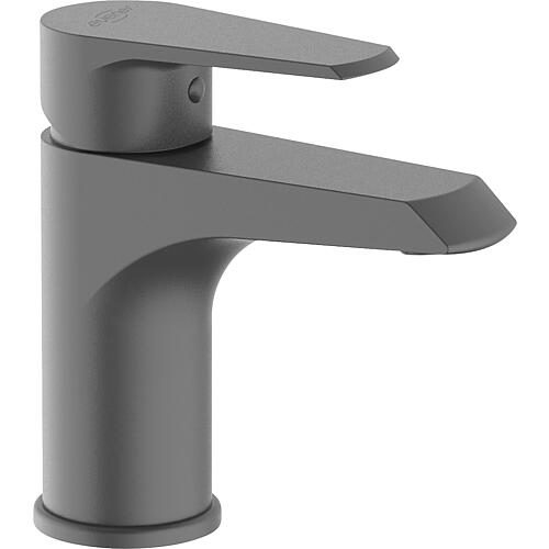 Washbasin mixer Tabay with clicker valve, graphite