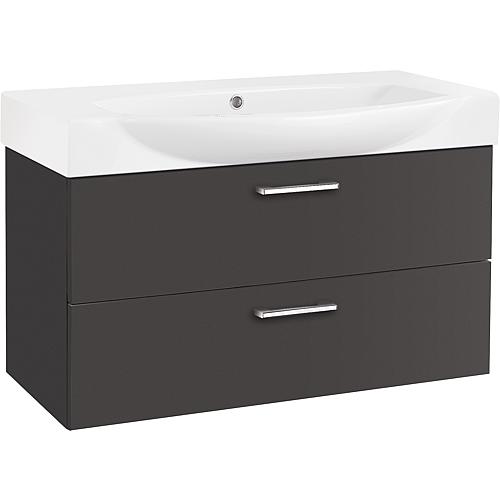 • Washbasin base cabinet with washbasin made of ceramic Standard 2