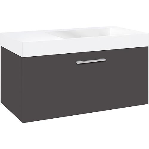 • Washbasin base cabinet with washbasin made of cast mineral composite Standard 2