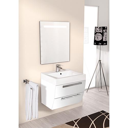 Bathroom furniture set ENNA series MAB matt white width 600 mm