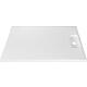 Shower tray Lendou 1000x35x800 mm with stone structure, mineral composite white matt drain 52 mm