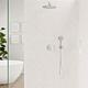 Coude de branchement mural avec support de douche Fixfit S Porter Anwendung 1