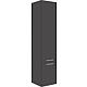 Tall cabinet series MAA, 2 doors, matt anthracite, right stop, 350x1585x370 mm