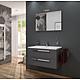 Bathroom furniture set EDIA, series MAB, matt anthracite