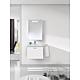 Bathroom furniture set EKRY, series MBK, 1 drawer, high-gloss white, width 600 mm