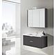 Bathroom furniture set EPIL series MBF matt anthracite 2 drawers width 1060 mm