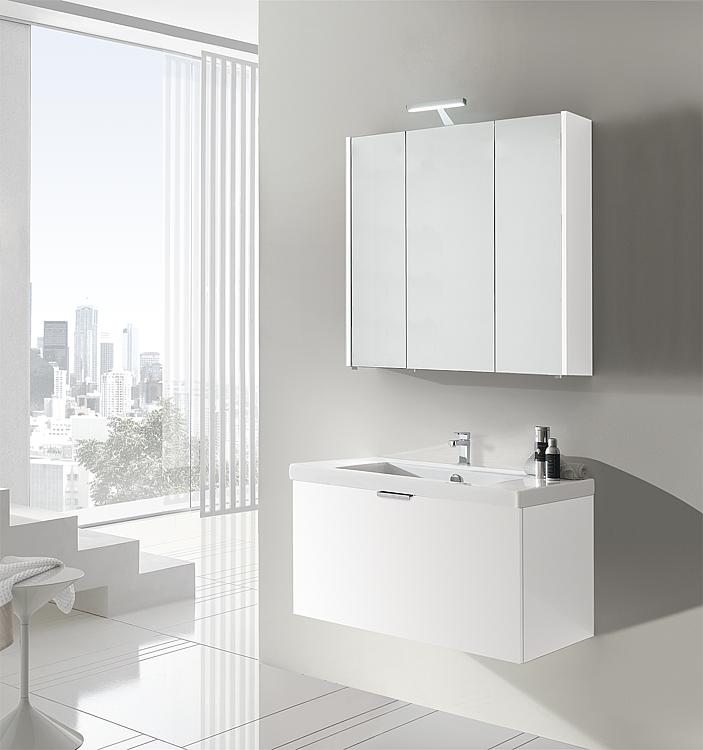 Epil Bathroom Furniture Set Mbf Series White High Gloss