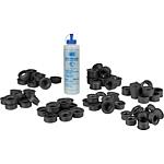 Promotional set rubber nipples, 70 pieces + 1x FREE lubricant
