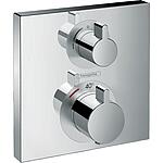 Hansgrohe flush-mounted thermostat Ecostat Square for 2 consumers