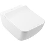 Combi-Pack V&B Venticello wall-mounted wash-down WC, rimless, Softclose and Quickrelease WC seat, white