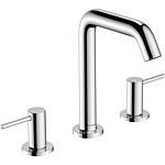 3-hole Hansgrohe Tecturis S washbasin mixer 139 mm projection with push-open drain set chrome