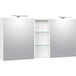 Lossa mirror cabinets
with LED top lights