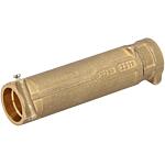 Telescopic repair fitting, DN 15, without adapter, brass