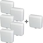 Evenes Surface-mounted cisterns 2-quantities, white 5+1 package