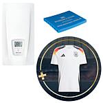 Promotional package large instantaneous water heater DEX NEXT, 18 - 27 kW + original DFB - home jersey 2024 adidas, men