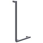 Angle handle Series Cavere made of aluminium, anthracite-metallic 95, 750x400 mm, 90°, left version