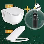 Pack promotionnel PRO Pack combiné WC suspendu à fond creux et Abattant WC + WS SIGG Gourde H&C one Light 0,55 l gratuite