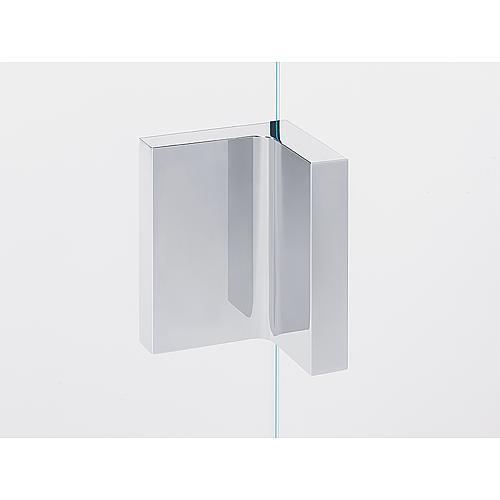 Elira walk-in shower enclosure, 1 side panel with stabilising rod Anwendung 1