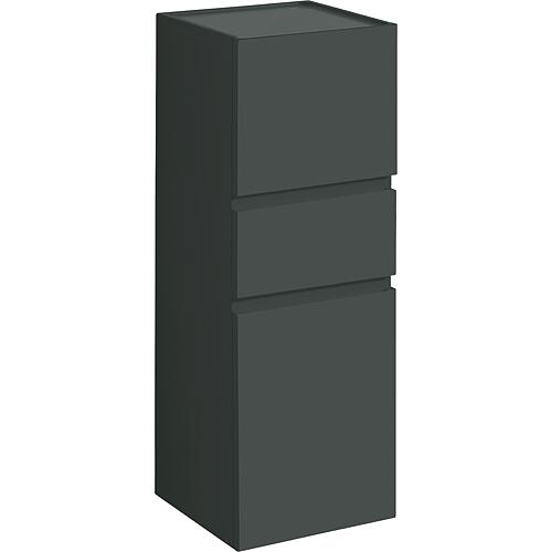 Tall cabinet Geberit Renova Plan, 2 doors, 1 drawer, 390x1050x360 mm, lava, matt