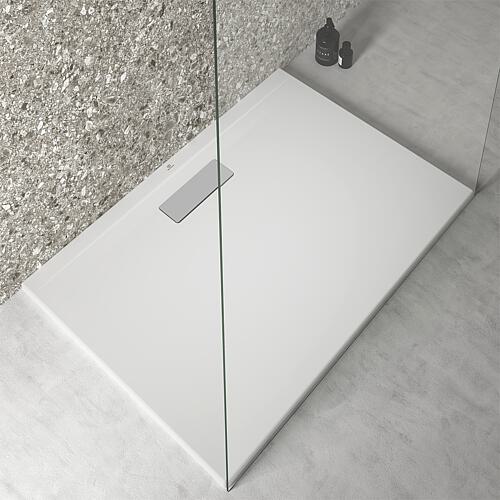 Ultra Flat rectangular shower tray 1000x25x700 mm acrylic, white