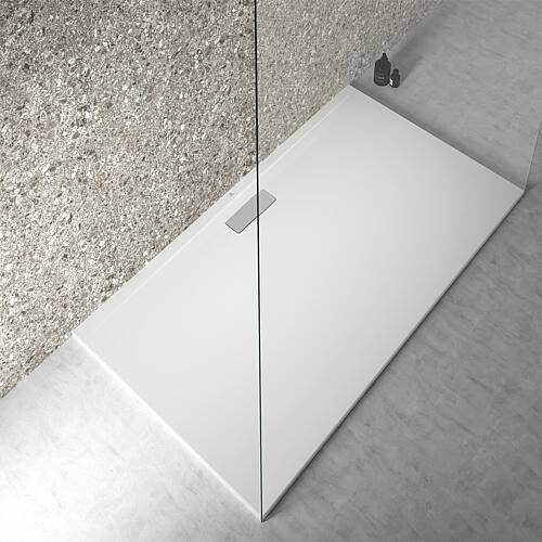 Ultra Flat rectangular shower tray 1600x25x900 mm acrylic, white