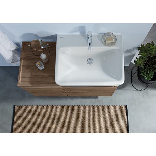 Washbasin base cabinet with washbasin in ceramic, width 500 mm Anwendung 1