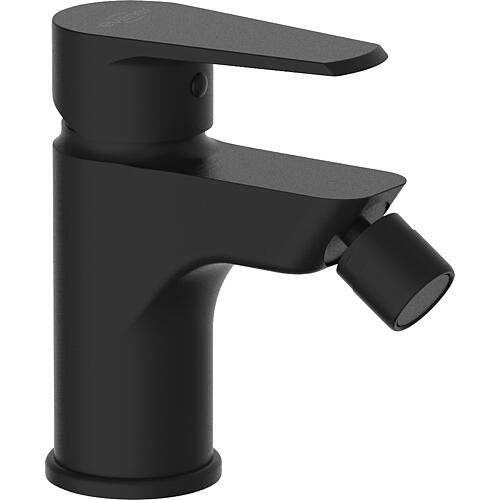 Bidet mixer Tabay with clicker valve, black