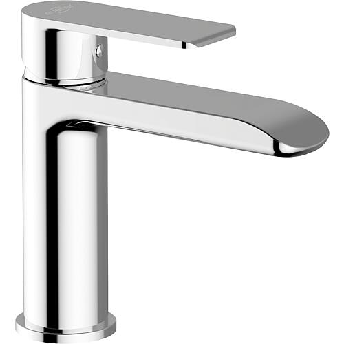 Washbasin mixer Malvinas, with eccentric fitting, chrome-plated