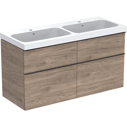 Washbasin base cabinet iCon with ceramic washbasin, width 1200 mm Standard 4