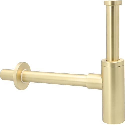 Design siphon DN32 (1 1/4”), stainless steel, brushed light bronze