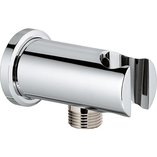 Rainshower wall connection elbow with shower holder Standard 1