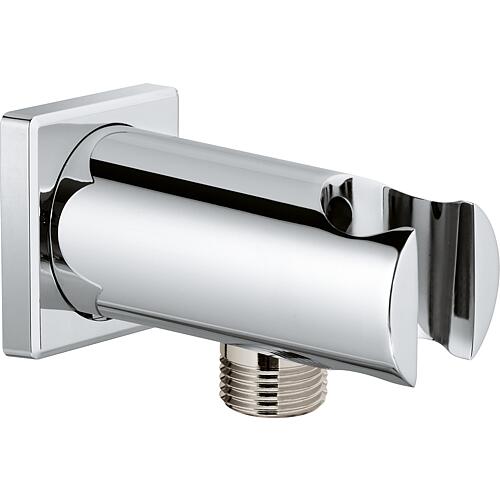 Rainshower wall connection elbow with shower holder Standard 1