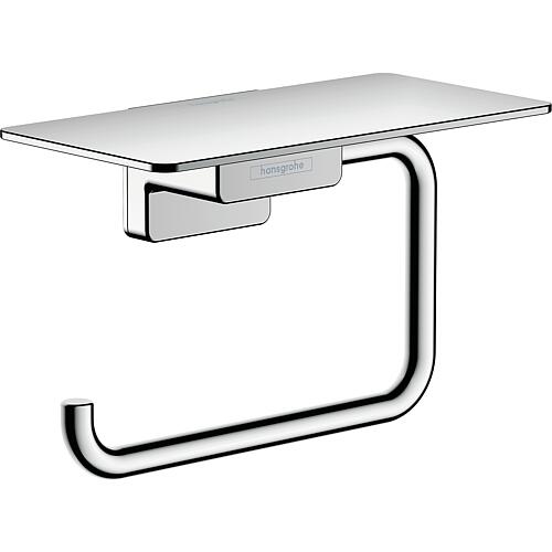 Toilet roll holder Hansgrohe AddStoris, with shelf Standard 1