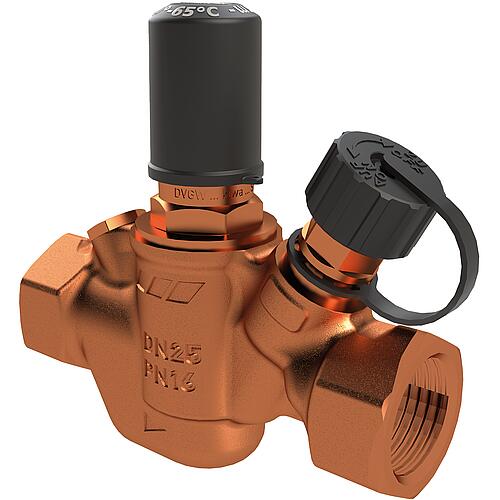 Circulation control valve Multitherm, 50°C to 65°C, DN20 (3/4”), IT