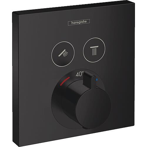 Flush-mounted thermostat Hansgrohe ShowerSelect 
Ready-to-use set, 2 consumers 
 Standard 2