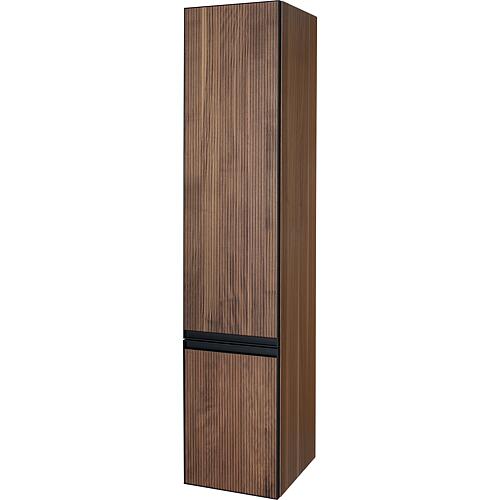 Tall cupboards Benaro, 2 doors, walnut, stop left, 350x1625x370mm