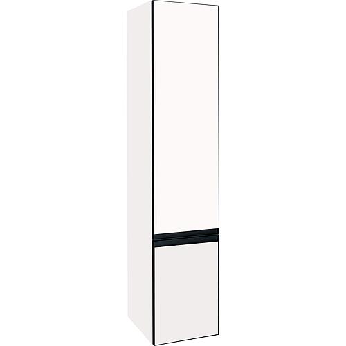 Armoire haute Benaro, 2 portes, laqué blanc mat Standard 2