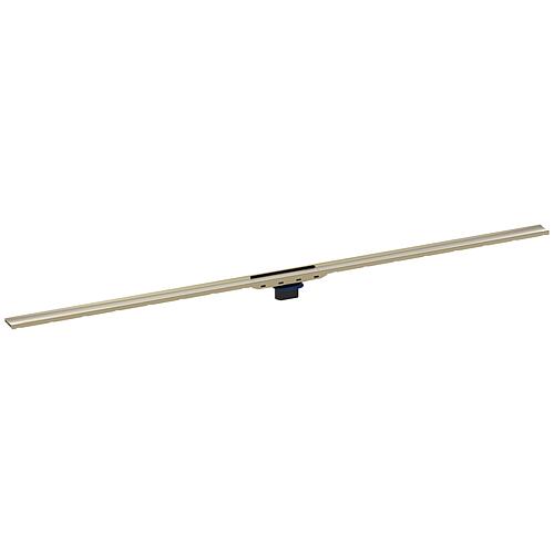 Shower channel CleanLine 80 champagne / brushed length 300-900 mm