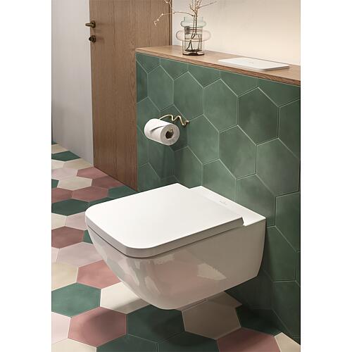 Abattant WC Wrapover, Venticello, Villeroy & Boch Softclose,avec Quick Release, Charnière inox Anwendung 1