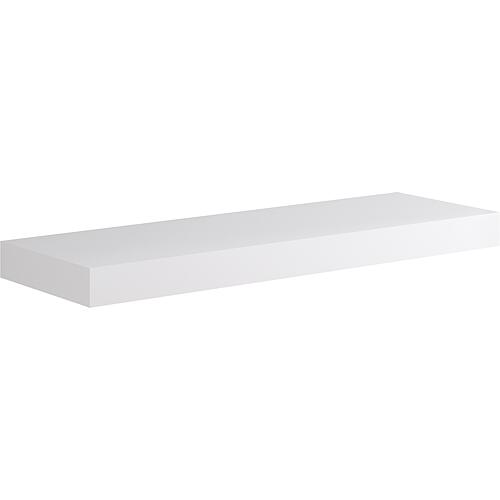 Console Kasari white matt, without hole or holder, 1400x100x460mm