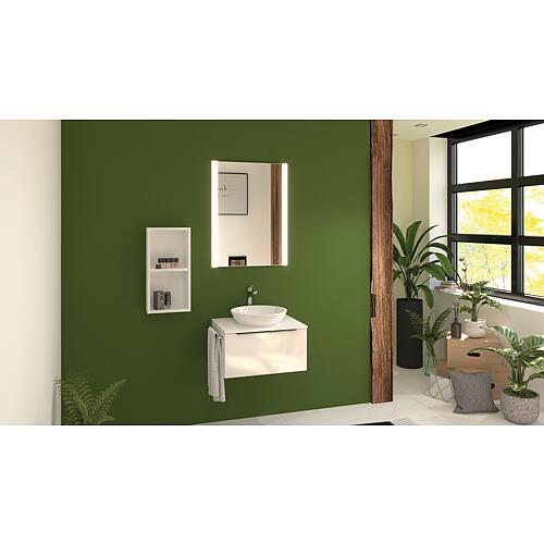 Washbasin base cabinet Kasari 595 mm 1 front pull-out Anwendung 4