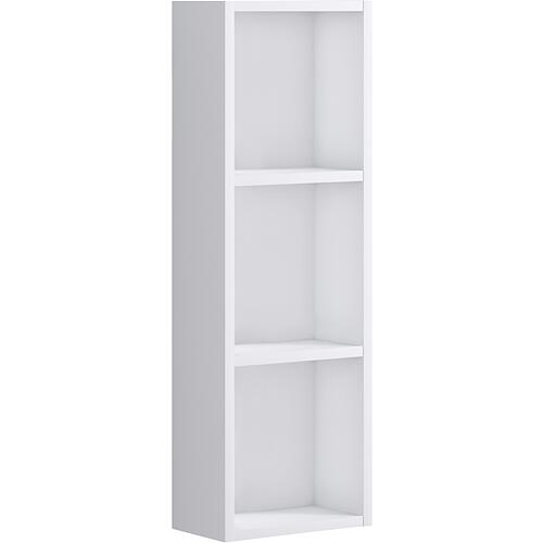 Tall cupboards Kasari open, white matt, 300x900x170mm