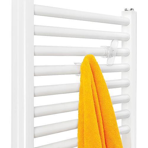 Clips porte-serviettes pour radiateur de salle de bain Anwendung 1
