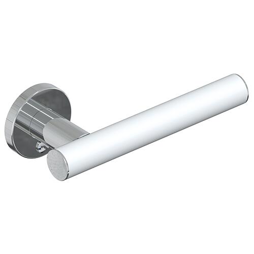 Paper Roll Holder Elida Plus White Matt Chrome WxHxD:190x32x87mm