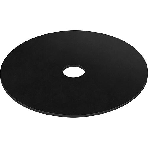 Rubber membranes 58 x 8.5 x 1 mm, black, PU 25