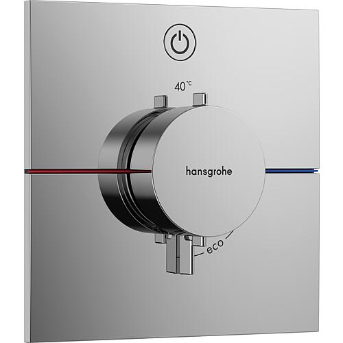 Mitigeur thermostatique ShowerSelect Comfort, 1 fonction avec touche marche/arrêt
 Standard 1