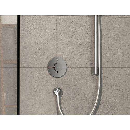 Thermostat encastré Hansgrohe ShowerSelect Comfort S Set de montage 1 consommateur chromé