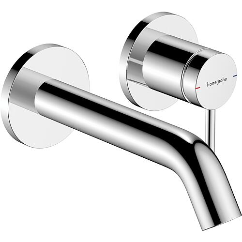 Wall-mounted washbasin mixer Hansgrohe Tecturis S Projection 165 mm chrome