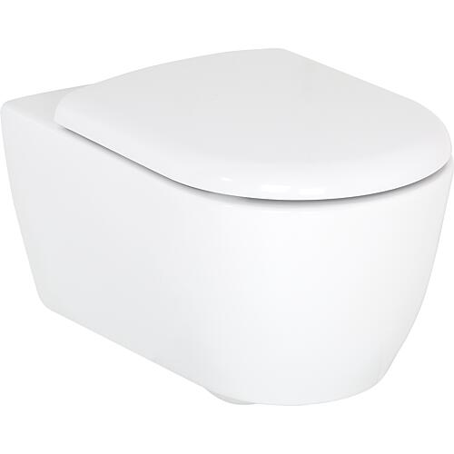 Combi-Pack Evenes Aimera Wand-WC Aimera spülrandlos mit WC Sitz Turvo softclose Standard 1