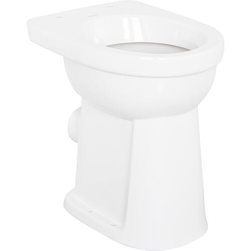 Flush-flush WC Geberit Renova Comfort, raised WxHxD: 355x490x470mm, horizontal outlet, white